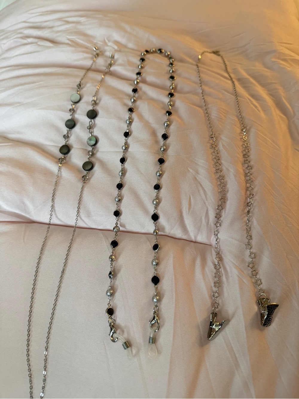 Silver Eyeglasses Chain New 3 Designs